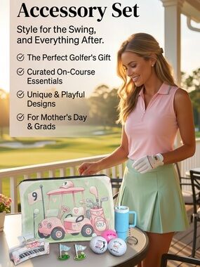 Ladies Golf Accessory Gift Set